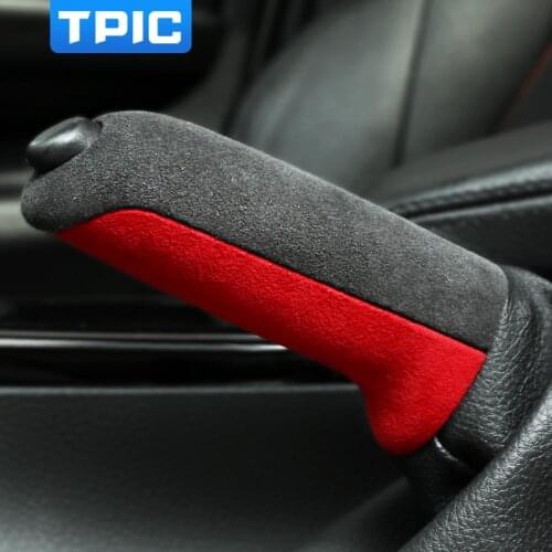 TPIC Alcantara For BMW F30 F31 F32 F33 F34 F35 F36 Gear Knob Handbrake Cover Sticker E90 E60 F20 F21 F22 F23 X1 M3 Accessories
