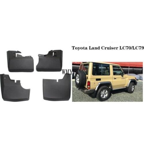 Car Front Rear Mudflaps Mud Flaps Flap Splash Guards Mudguard For Toyota LAND CRUISER LC70/LC79 Fit For With wheel eyebrows