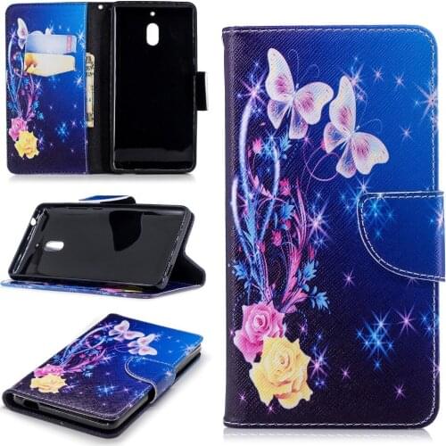 Flip Case For coque Nokia 2.1 / Nokia 2.1 2018 Case Cover Stand Case For Nokia 2.1 3.1 5.1 2018 Cover + Card Holder
