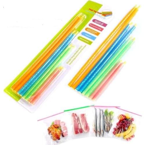 Detancheite baton puce Refrigeration tools and equipment Food bag sealing clip stick Fresh lock Viariety packing125-285mm 40pcs