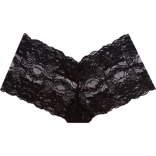 Womens Sexy Transparent Panties Sexy Underwear Female Thongs Floral Lace Erotic Lingerie G String Briefs Sexy Panties Knickers
