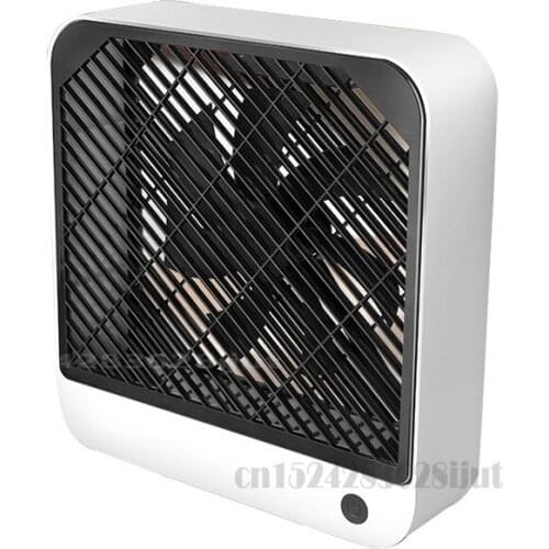 Household Desktop Mini Electric Fan USB Charging Student Dormitory Turbine Type Fan Two Speed Adjustment Summer Office Small Fan