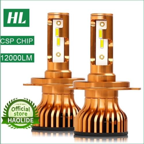 /HL Mini H4 H7 LED H11 Car Headlight 12000LM 6000K Auto Lamp H1 9005 HB3 9006 HB4 H8 H11 Fog Light Bulbs lampada Car Accessories