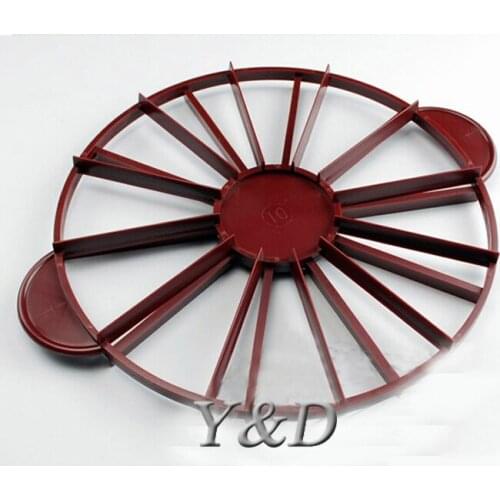 Round 11 Inch Plastic ABS 12-16 Slicers Pie Slicer Cake Dividers Cake Marker , Ateco Portion Cake Marker