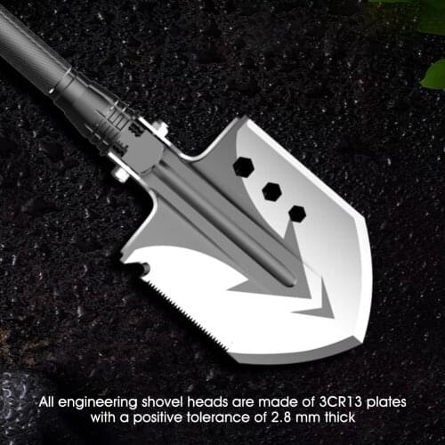 Camping Shovels Military Folding Shovel Outdoor Survival Pocket Tools Hiking Gear Edc Tool Snow Multi Tool Spyderco Equipment