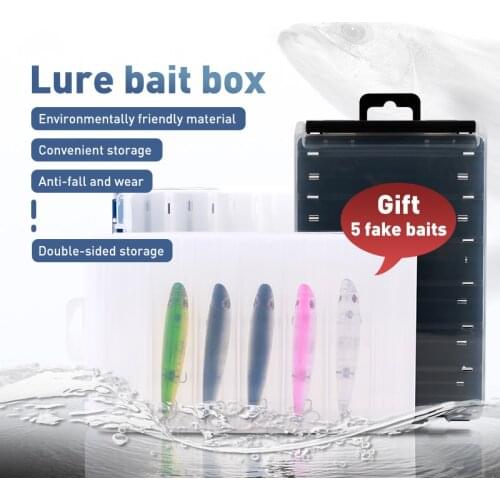 Fishing lures set mix Fishing lure Box for wobblers Storage box with Pencil Fishing Lure Double Sided Top water Dogs Bait box