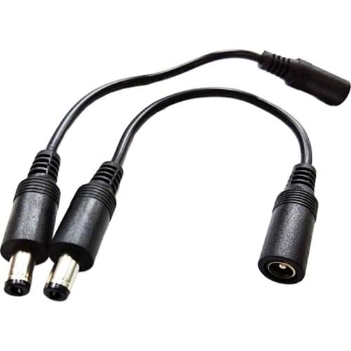 NCHTEK DC 5.5x2.5mm Male to 5.5x2.1mm Female Plug Power Adapter Connector Cable,5.5/2.5 to 5.5/2.1/Free shipping/20PCS