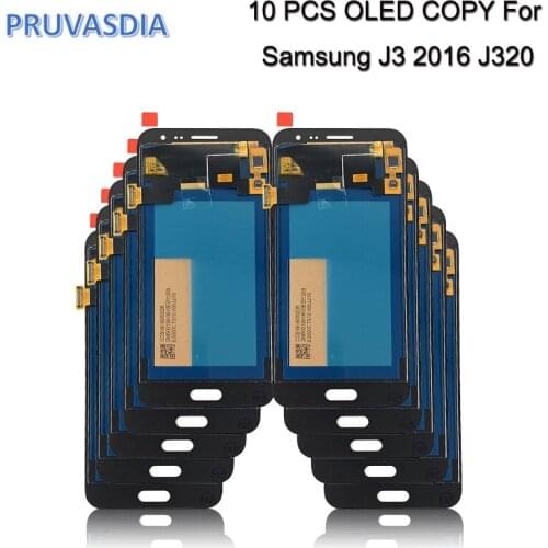 Wholesale 10 Pcs/Lot for Samsung J3 2016 J320 LCD Screen display with touch Digitizer assembly For Samsung J320 DIsplay
