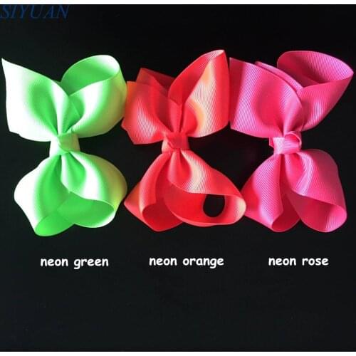 Wholesale 400pcs/lot Popular 4.5 Inch Grosgrain Ribbon Bow Knot Newborn Girl Hairpin Headband Accessories Express Shipping H0264