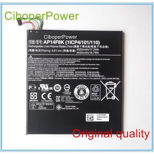 Original quality AP14F8K for A1-840 A1-850 A1-860 B1-810 B1-820 B1-830 batteries