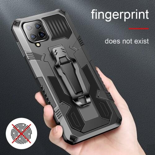 Shockproof Heavy Protection Mech Warrior Bring Bracket Phone Case For Samsung Galaxy A52 A42 A 32 72 12 02S 4G Or 5G Coque Shell