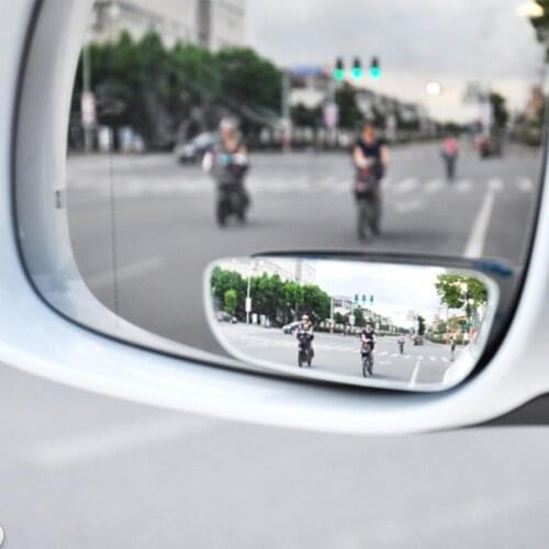 2pcs Adjustable 360 Degree Car Mirror Adjustable 360 Degree Car Mirror for Parking Auto Motorcycle Rear View mirror Rain Shade