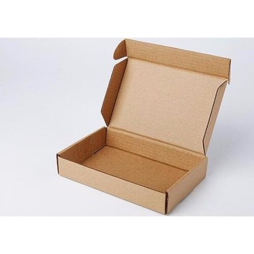 Retail 15*10*4cm 10pcs/lot Brown Paper Box Handmade Packing Online Shopping Delivery Kraft Paper Boxes Package Mailing Box
