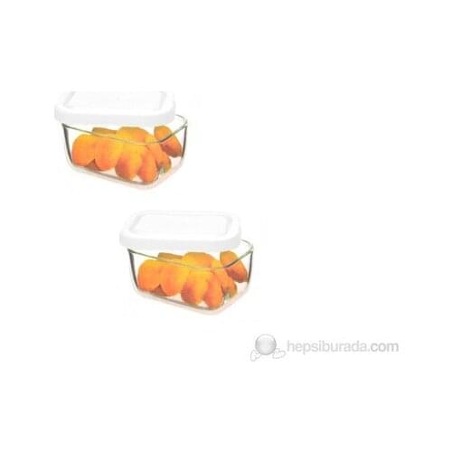 Modern Pasabahce 2gang White Clamshell storage Container organizer storage box органайзер rangement коробка для хранения