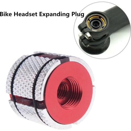 Ultra-light MTB Mountain Bicycle Road Bike Fork Headset Stem Expander Durable Plug Stem Top Cap Bike Headsets Plugs Cycling Part