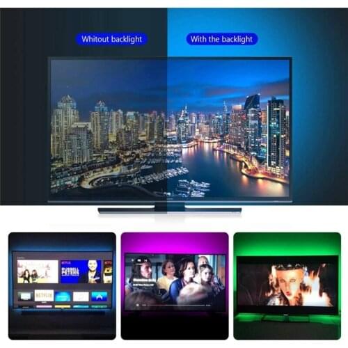 LED Strip Light ribbon rgb diode tape Bluetooth WIFI Controller power adapter Easy Install LED bluetooth flexible light strip 5z