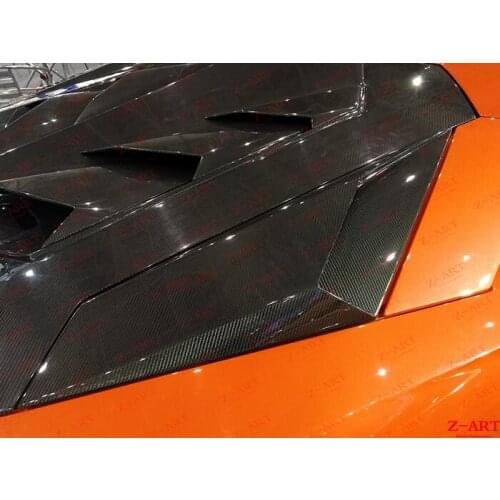 LP750 SV Carbon fiber engie cover vents for Lamborghini LP700 LP720 2011-2017 carbon fiber side scoops for Lamboghini Aventador