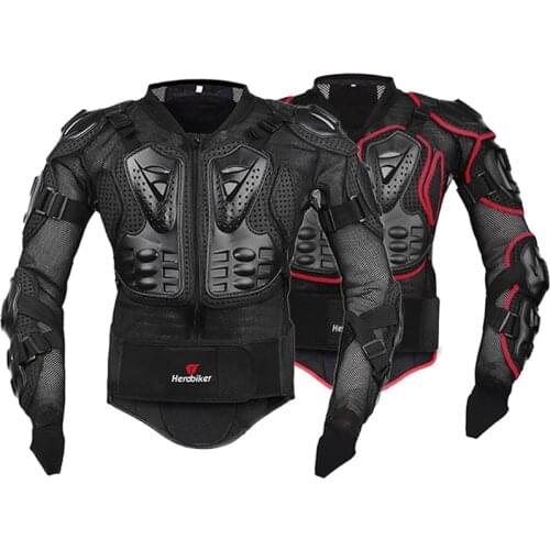 HEROBIKER Motocross Body Armor Full Body Armor Motorcycle Jacket With Protection Motocross Neck Motorbike Protection Gear Suit