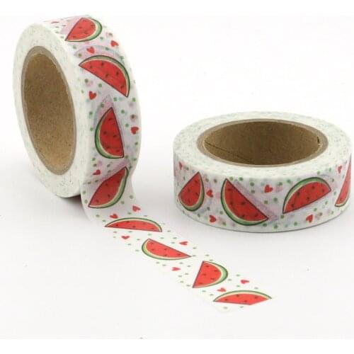 10pcs/Lot Fruit Watermelon Washi Tape Scrapbooking Tools Cute Cinta Adhesiva Decorativa Masking Tape Japanese Office Stationery