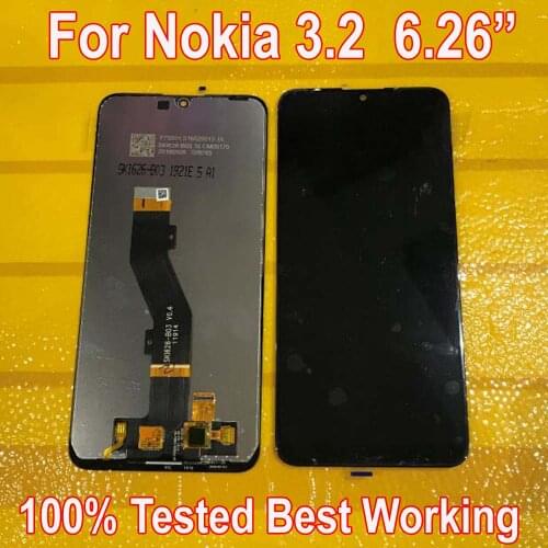100% Tested Best Working Glass Sensor For Nokia 3.2 TA-1154 TA-1156 TA-1159 LCD Display Touch Panel Screen Digitizer Assembly
