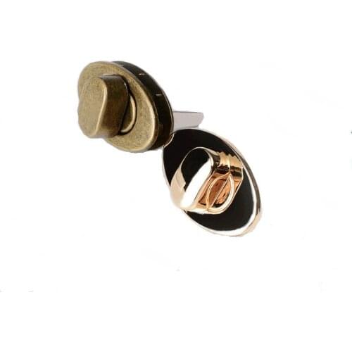 4 cm Clasp Turn Lock Twist Lock DIY Leather Handbag Bag Hardware