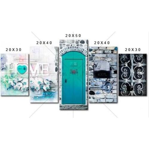 5pcs DIY 5d diamond embroidery sweet home 5D diamond painting Cross Stitch full square/Round Rhinestone mosaic home decoration