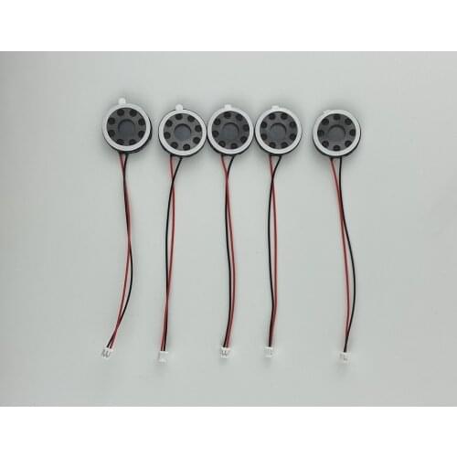 5PCS Sound Speaker 8 ohms Euro 1 Watt 8R 1W Round Horn Diameter 20mm For IP Camera Built-in Horn with 80mm Line
