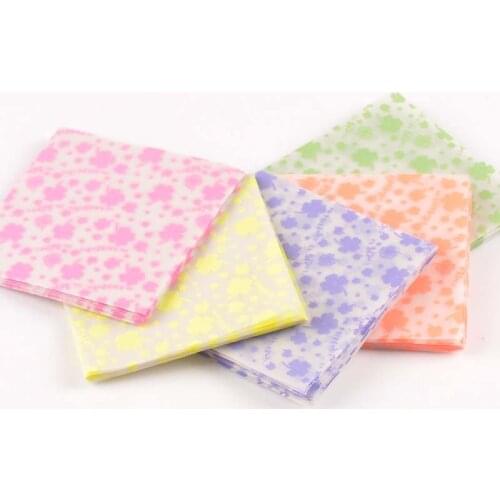 6.5cm 28pcs Square Origami Paper noctilucence Folding mix Color Clover Papers Kids Handmade DIY Scrapbooking Craft Decoration
