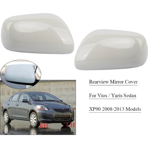 87915-0D907 87945-0D907 Car Rearview Side Mirror Cover for Toyota Vios P90 2008-2013 Yaris Sedan