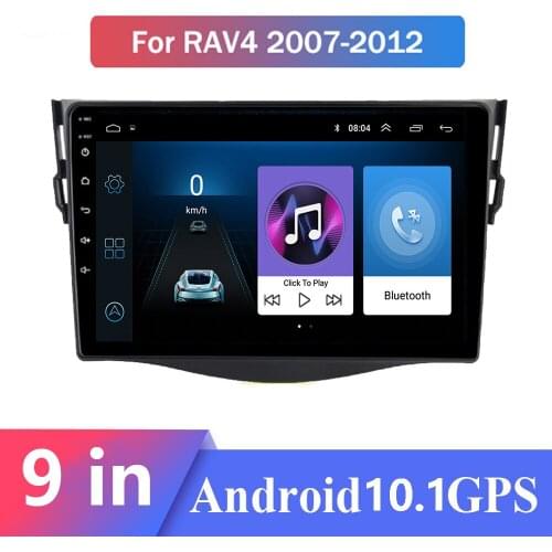 9inch 2Din Android 9.1 car dvd Multimedia player GPS for Toyota RAV4 Rav 4 2007 2008 2009 2010 2011 Navigation WiFi BT USB DVR