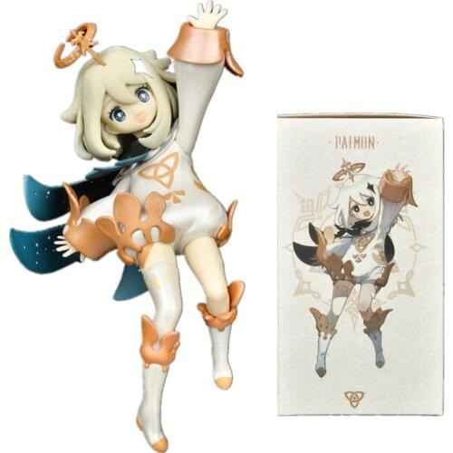 Anime Hot Game 14cm Genshin Impact Figure Paimon PVC Action Toys Paimon Girl Statue Collection Model Doll Free shipping