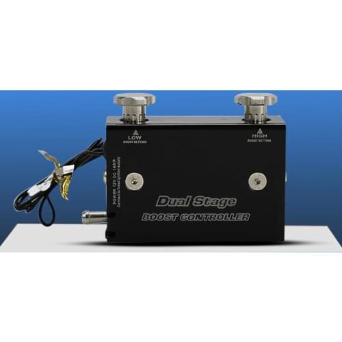 Black Car Dual Stage Electronic Turbocharger Psi Controller Kit /w Switch Aluminum alloy Durable