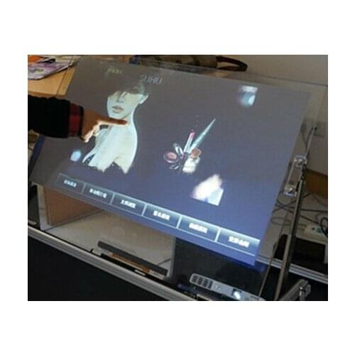 DefiLabs XTA Series 4k type 50 inch 20 points interactive touch foil Film through glass window shop for touch kiosk, table etc