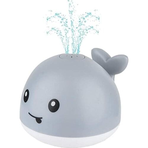 Baby Light Up Bath Tub Toys Whale Water Sprinkler Pool Toys for Toddlers Infants