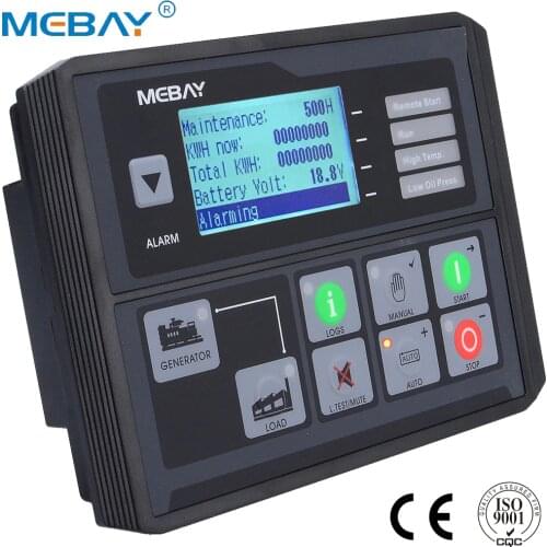 Genset Controller DC40D MK3 Generator Controller for Diesel/Gasoline/Gas Genset Start Stop Parameters Monitoring 12001854