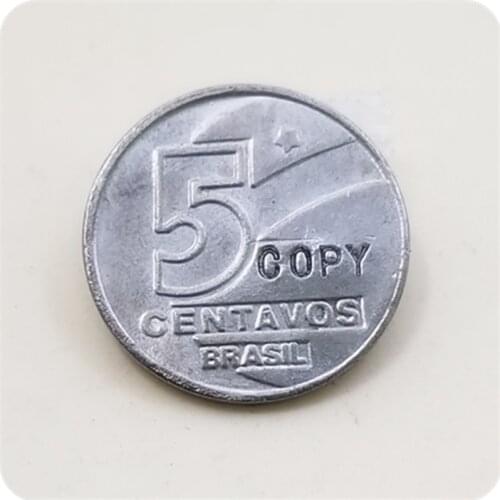 1990 Brazil 5 Centavos (Fisherman) COPY COIN FREE SHIPPING