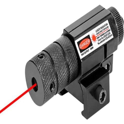 Tactical Outdoor Hunting Shooting Mini Red Dot Laser Sight for Pistol Handgun Airsoft 20 to 22mm Rail Mount