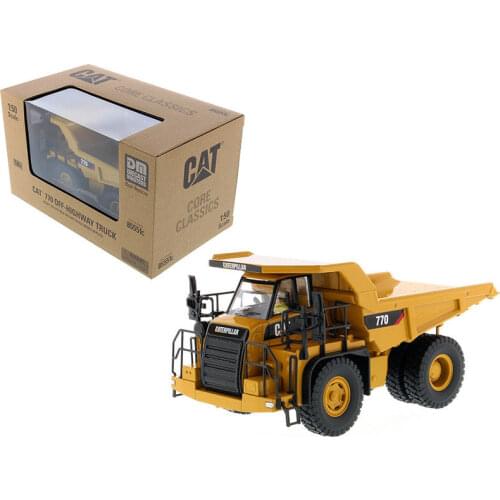 Diecast Toy Model DM 1:50 Scale Caterpillar Cat 770 Engineering Machinery Off-Highway Dump Truck Vehicles for Collection 85551C
