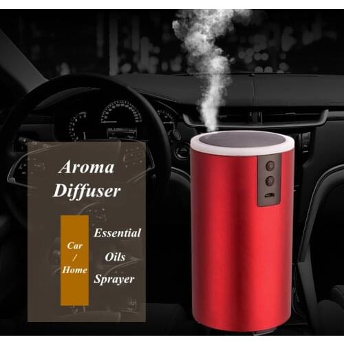 Mini Aroma Essential Oil Diffuser Aromatherapy Sprayer Home Office Humidifier Car Air Purifier USB Humidificador with LED Lamp