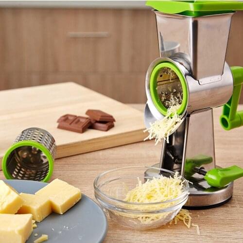 Multi-function Vegetable Cutter Hand Drum Rotating Grater Cheese Slicer Vegetable Slicer Multi-function Stirrer Kitchen Tools