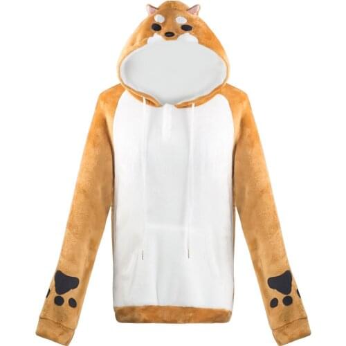 Muco, lovely Muco! Shiba Inu theme hooded jacket anime sweater
