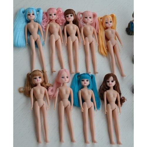 New arrival 2017 school Licca doll body with head girl toys with long hair