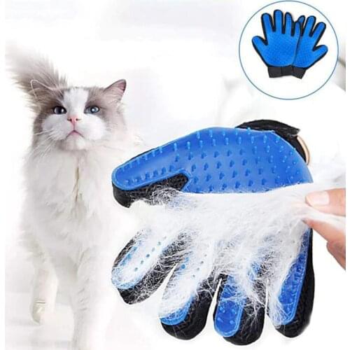 Cat Gloves Cat Grooming Cat Gloves Beauty Gloves Pet Dog Brush finger Gloves Gentle And Efficient Pet Dog Silicone