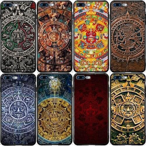 Phone Case for Xiaomi Redmi Note 9A 8 8T 7 6 7A 6A 5A 5 A1 A2 A3 Pro Max Plus Lite Aztec Calendar