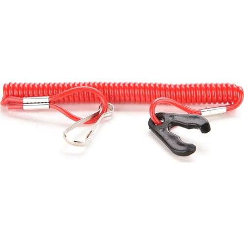 Outboard Engine Motor Kill Stop Switch Tether Cord Lanyard Replacement Rubber for Suzuki Outboard Kill Switch Lanyard