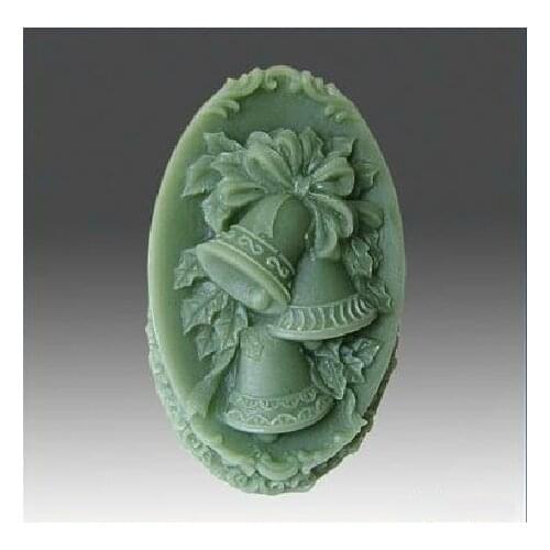 S193 Handmade Soap/Silica Gel Mould/Candle Mould/Soap Mould/Silica Gel Soap Mould/Christmas Bel