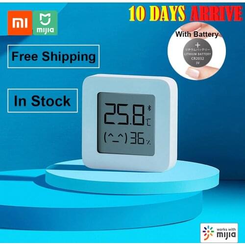 Original Xiaomi Mijia Bluetooth Thermometer Wireless Smart Electric Digital Hygrometer Thermometer Work With Mijia App
