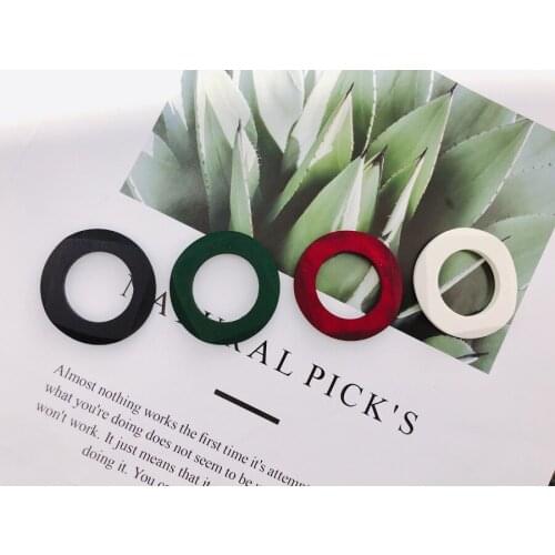 DIY Jewelry Findings Vintage Colors Circle Round Geometry Earring Necklace Pendants 40pcs 35*39mm Ornament Accessories Charms