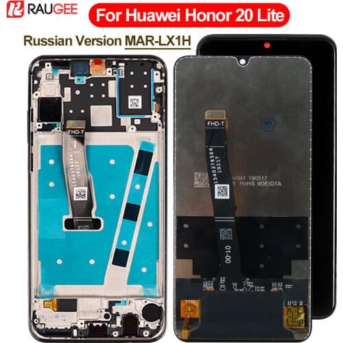 For Huawei Honor 20 Lite LCD Display Touch Screen Replacement for Honor 20 Lite MAR-LX1H LCD Display New Digitizer Glass Panel