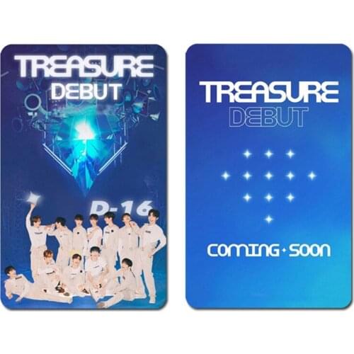 100Pcs/Set Kpop TREASURE Double Sides Photo Card LOMO Card Fans Collection